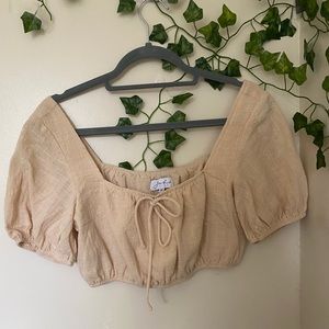 Cropped blouse